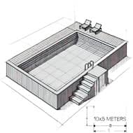 Precio piscina de obra 10x5